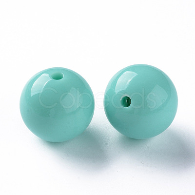 Opaque Acrylic Beads MACR-S370-C20mm-SS2107-1