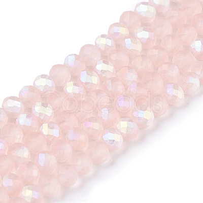 Transparent Glass Beads Strands EGLA-A044-T3mm-MB22-1