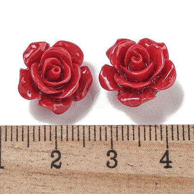 Synthetic Coral Dyed Carved Beads SHEL-I001-05B-1