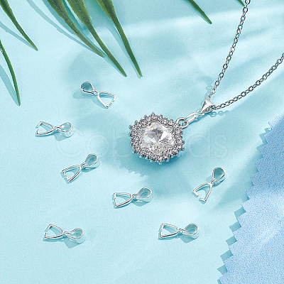 8Pcs 925 Sterling Silver Pendants STER-ME0001-07-1