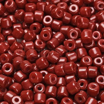 Baking Paint Pearlized Glass Seed Beads SEED-C001-04A-11-1