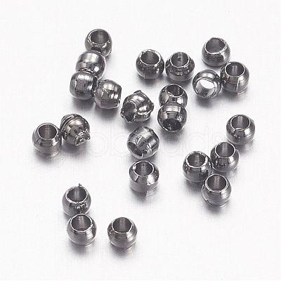 Brass Crimp Beads KK-E002-B-NF-1