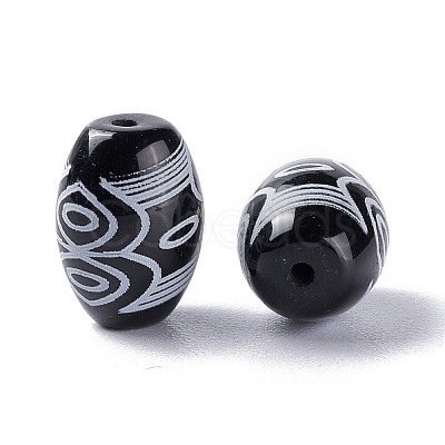 Tibetan Style dZi Beads TDZI-Z001-02-1