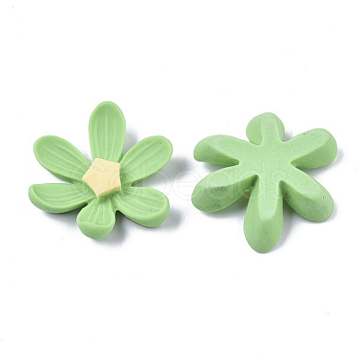 Opaque Resin Cabochons CRES-T022-16B-1