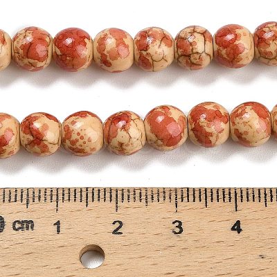 Synthetic Turquoise Beads Strands TURQ-F019-03A-1