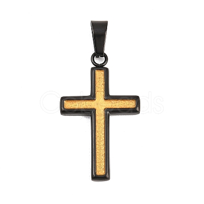304 Stainless Steel Enamel Pendants STAS-B137-15EBG-1