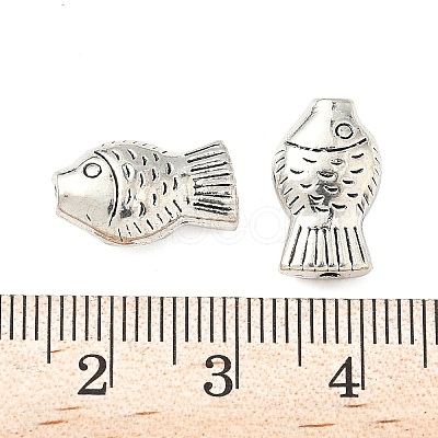 Tibetan Style Alloy Beads TIBEB-L008-01E-AS-1