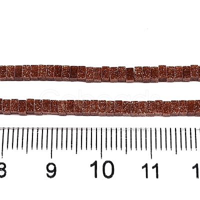 Synthetic Goldstone Beads Strands G-N342-75-1