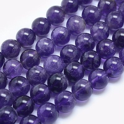 Natural Amethyst Beads X1-G-E481-03-6mm-1