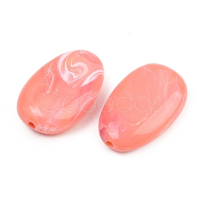 Opaque Acrylic Imitation Gemstone Beads OACR-G064-11-1