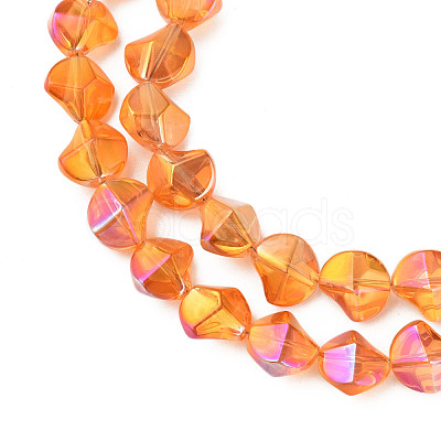Electroplate Glass Beads Strands EGLA-N008-019-A05-1