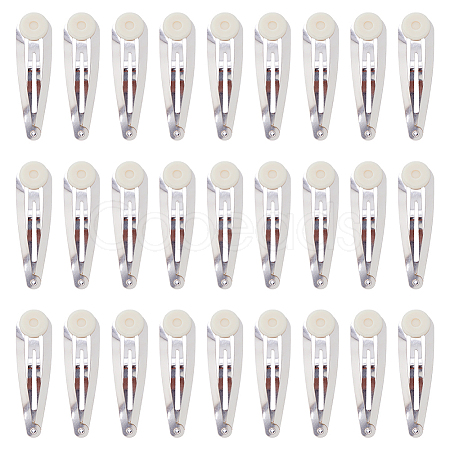 70Pcs Alloy Snap Hair Clip Finding AJEW-SC0003-36-1