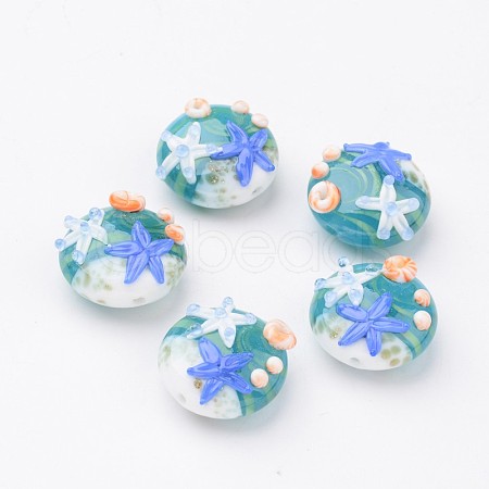 Ocean Style Handmade Lampwork Beads LAMP-J071-02-1