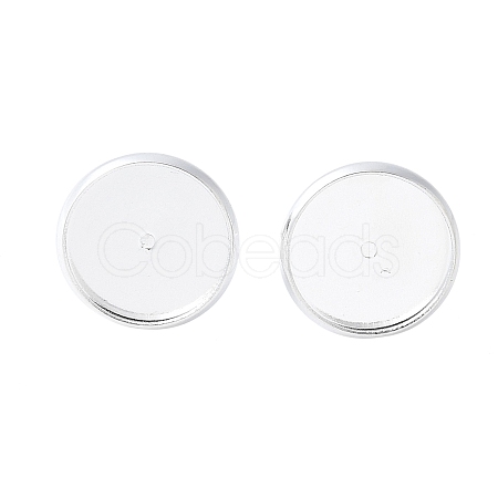 Brass Ear Studs Settings LS-IFIN-Q005-S-1