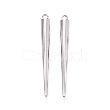 304 Stainless Steel Pendants STAS-T075-22D-P-1