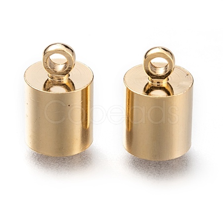 Brass Cord Ends KK-H759-41H-G-1