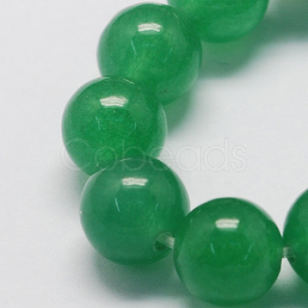 Natural White Jade Bead Strands G-R165-12mm-14-1