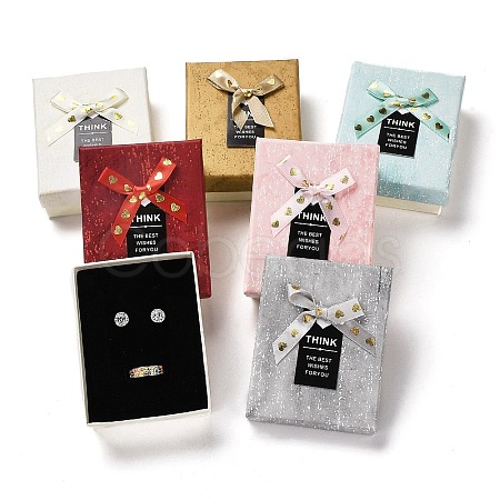 Cardboard Jewelry Set Boxes AJEW-Z017-02-1