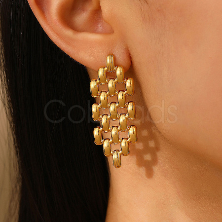 304 Stainless Steel Stud Earrings FS-WG01727-03-1