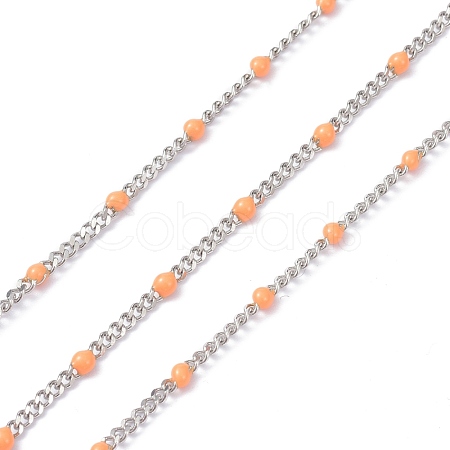 304 Stainless Steel Enamel Curb Chains CHS-P013-01P-01-1