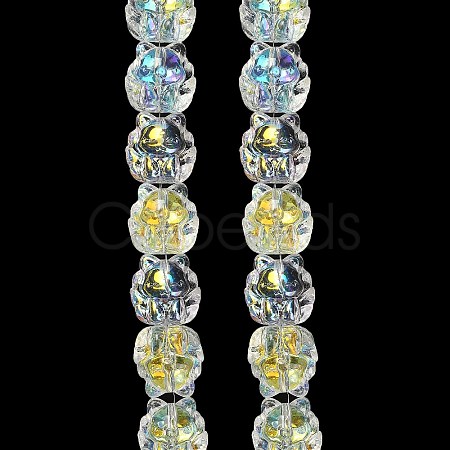 Electroplate Glass Bead Strands EGLA-H110-01AB-01-1