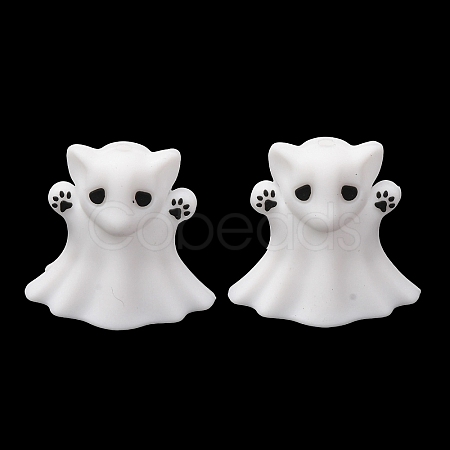 Halloween Silicone Focal Beads SL-CBADC51-04-1