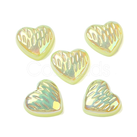 UV Plating Acrylic Cabochons OACR-H121-02B-1