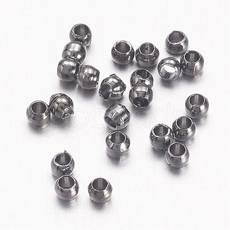 Brass Crimp Beads KK-E002-B-NF-1