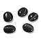 Cat Eye Cabochons, Oval, Black, 40x30x5.5mm