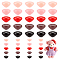 AHADERMAKER 200Pcs 10 Styles Craft Plastic Doll Noses, Safety Noses, Triangle, Mixed Color, 3~6x4.5~9x9~10mm, 20pcs/style