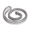 Non-Tarnish 304 Stainless Steel Box Chain Necklaces, with Lobster Claw Clasps, Stainless Steel Color, 23.6 inch(60cm), 3.0mm