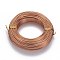 Aluminum Wire, Bendable Metal Craft Wire, Flexible Craft Wire, for Beading Jewelry Craft Making, Saddle Brown, 12 Gauge, 2.0mm, 55m/500g(180.4 Feet/500g)