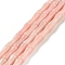 Natural Pink Opal Beads Strands, Column, 5~5.5x13mm, Hole: 1mm, about 31pcs/strand, 15.94~16.02''(40.5~40.7cm)