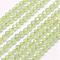 Natural Prehnite Beads Strands, Faceted, Round, 2mm, Hole: 0.5mm, about 223pcs/strand, 15.7 inch(40cm)