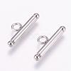Tarnish Resistant 304 Stainless Steel Toggle Clasps STAS-K148-01P-3