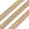 304 Stainless Steel Cuban Link Chains CHS-E018-13G-1