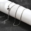Non-Tarnish 304 Stainless Steel Cable Chain Necklace LS-STAS-T040-PJ204-70-2
