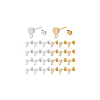 24Pcs 2 Colors Brass Stud Earring KK-BC0013-93-7