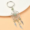 Natural Green Aventurine Chip Keychain KEYC-YW0001-06-1