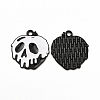 Rack Plating Alloy Enamel Pendants X-FIND-G054-20EB-01-1