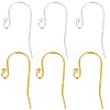 2 Colors 925 Sterling Silver Earring Hooks STER-BBC0006-24A-1