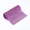 Plastic 24 Rows Rhinestone Mesh Wrap Roll AJEW-WH0066-02C-1