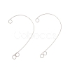 Tarnish Resistant 316 Stainless Steel Ear Cuff Findings STAS-H148-03P-1