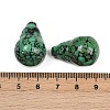 Dyed Synthetic Turquoise 3 Hole Guru Beads G-C198-01C-06-3