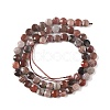 Natural Petrified Wood Beads Strands G-K332-B02-2