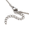 Brass Ball Chain Necklaces NJEW-JN02912-04-3