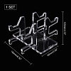 Assembled Acrylic Game Pad Controller Display Stands ODIS-WH0001-27-2