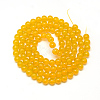 Baking Paint Glass Beads Strands X-DGLA-Q023-6mm-DB29-2