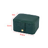 Rectangle PU Imitation Leather Jewelry Storage Boxes PAAG-PW0003-10A-03-1