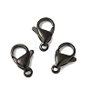 Ion Plating(IP) 304 Stainless Steel Lobster Claw Clasps STAS-AB12-B-1